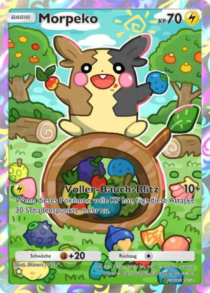 Morpeko-164-155-B3-Pulsierende-Aura-Pokémon-TCG-Sammelkartenspiel-Pocket-Karte-Deutsch