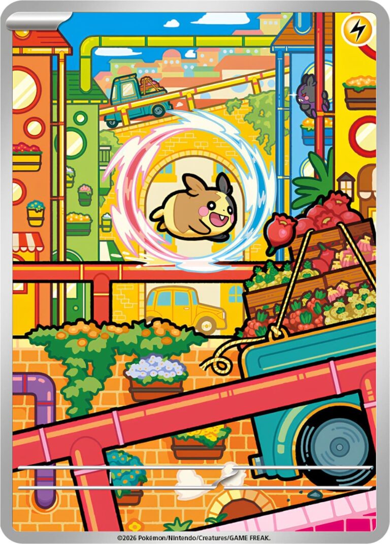 Morpeko-30-Jahre-30th-Celebration-Illustration-Rare-Karte-Pokémon-Karte-ohne-Text