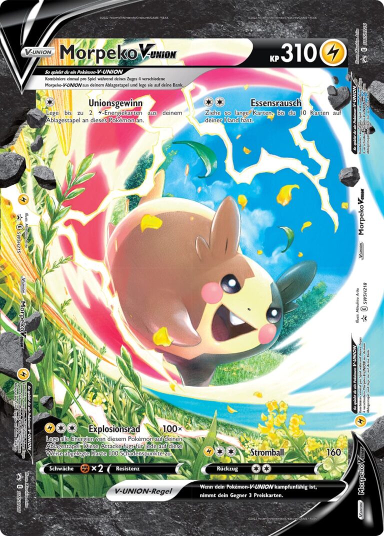 Morpeko-V-UNION-SWSH-215-216-217-218-Black-Star-Promo-Pokémon-Karte