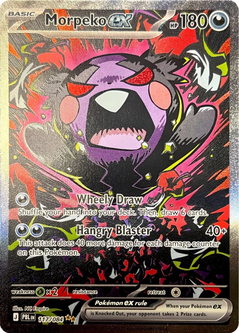 Morpeko-ex-117-084-Pitch-Black-Dunkelnacht-Special-Art-rare-Pokémon-Karte-Englisch