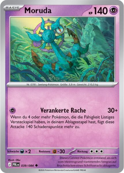 Moruda-039-084-PBL-DE-Dunkelnacht-Pokémon-Karte-Deutsch