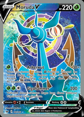 Moruda-V-187-Schwert-Schild-Pokémon-Karte