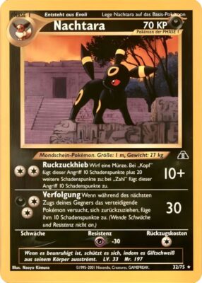 Nachtara-32-75-Neo-Entdeckung-Discovery-Pokémon-Karte-Deutsch-TCG-Sammelkartenspiel