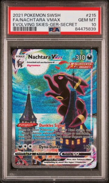 Nachtara-VMAX-215-203-PSA-10-Drachenwandel-Pokémon-Karte