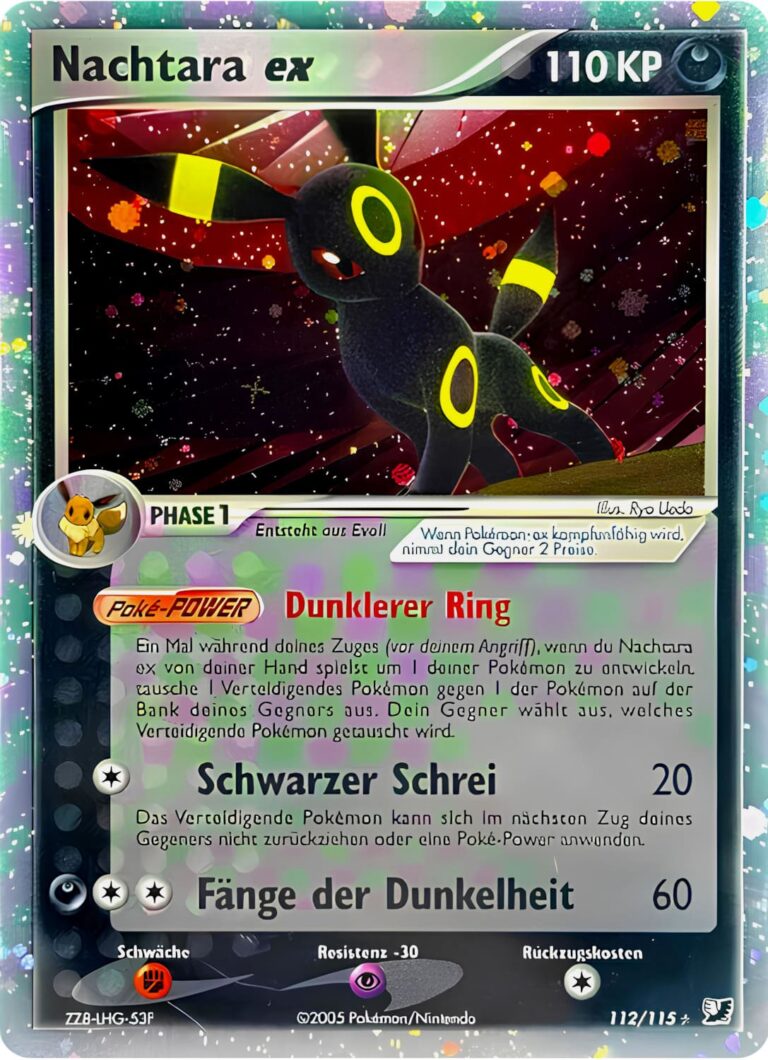 Nachtara-ex-112-115-EX-Verborgene-Mächte-Pokémon-Karte-Deutsch-2005-TCG-Sammelkartenspiel