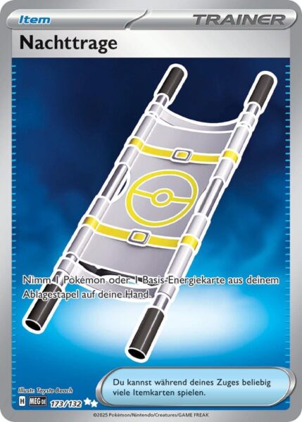 Nachttrage-173-132-Mega-Entwicklung-Full-Art-Pokémon-Karte-Deutsch