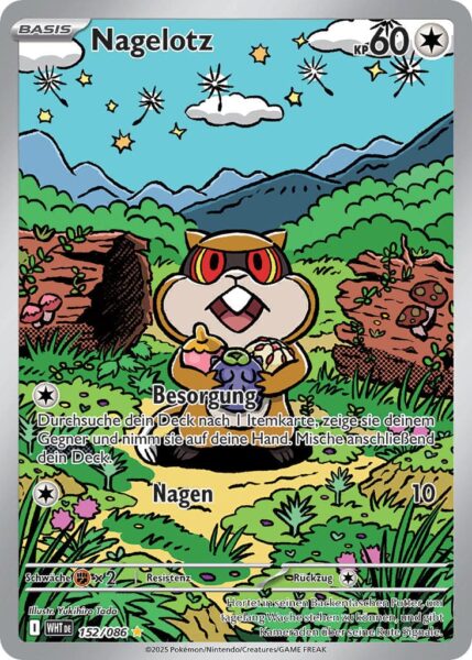 Nagelotz-152-086-WHT-DE-Weiße-Flammen-Illustration-Rare-Pokémon-Karte-Karmesin-Purpur-Deutsch