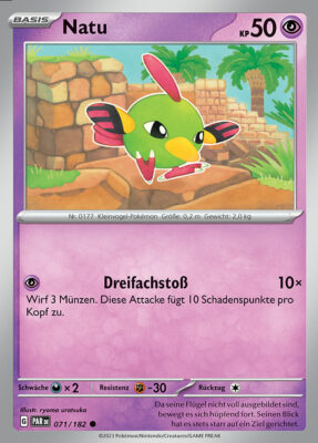 Natu_PAR-DE-071-182_Paradox-Rift-Paradoxrift_Pokémon-Karte_Deutsch