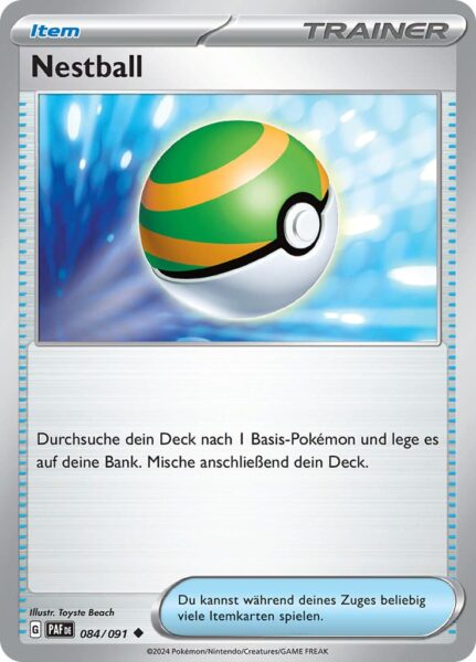 Nestball-084-091-Paldeas-Schicksale-Pokémon-Karte-Deutsch-TCG-Sammelkartenspiel