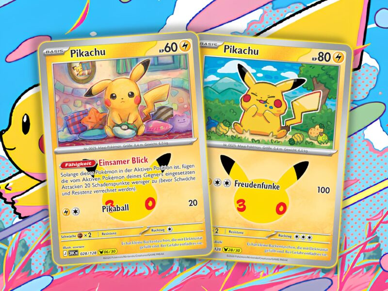 Neue-Pikachu-Pokémon-Karten-30-Jahre-enthüllt-Jubiläum-TCG-Sammelkartenspiel