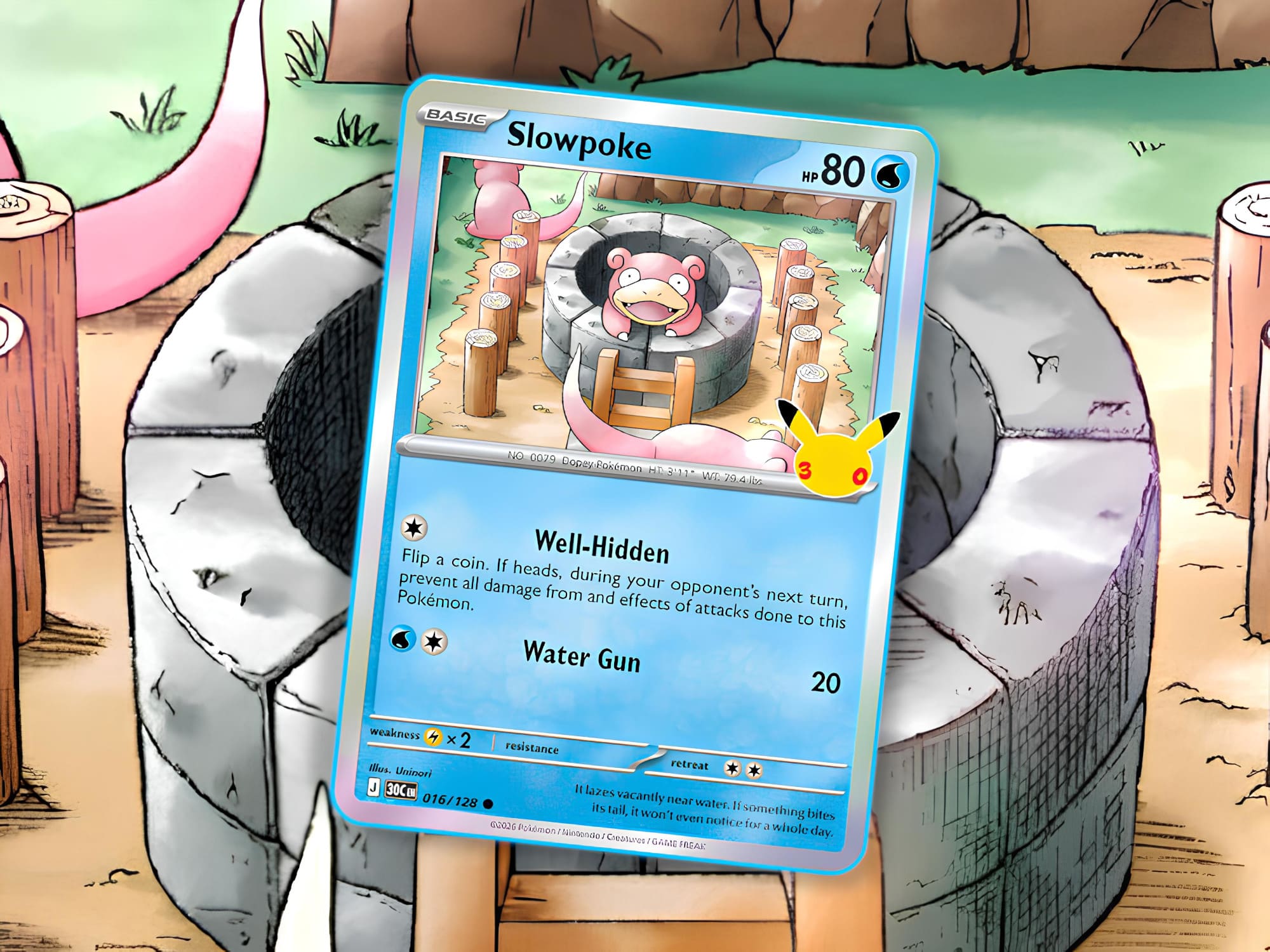Neue-Pokemon-Karte-Flegmon-30-Jahre-enthüllt-Jubiläum-30th-Celebration-Sammelkartenspiel-TCG