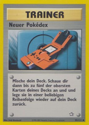 Neuer-Pokédex_95-111_Neo-Genesis_Pokémon-Karte_Deutsch