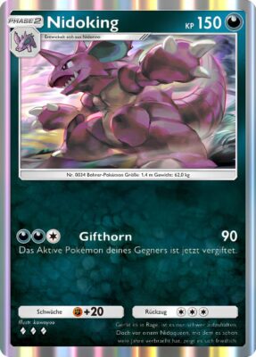 Nidoking-171-Pokémon-TCG-Sammelkartenspiel-Pocket-Unschlagbare-Gene-Digitale-Karte-2024