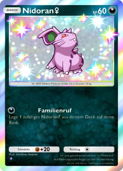 Nidoran-223-161-Weisheit-von-Meer-und-Himmel-A4-Pokémon-TCG-Sammelkartenspiel-Pocket-Karte