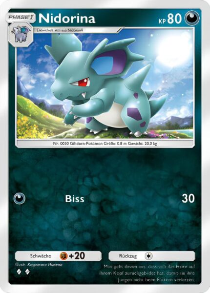 Nidorina-167-Pokémon-TCG-Sammelkartenspiel-Pocket-Unschlagbare-Gene-Digitale-Karte-2024