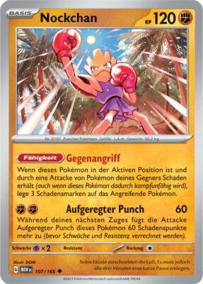 Nockchan-107-165-Pokémon-Karmesin-Purpur-151-MEW-DE-Pokémon-Karte-Karten-Deutsch