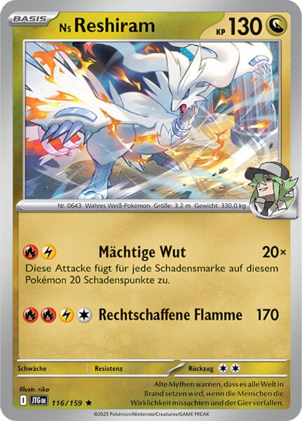 Ns-Rehiram-JTG-DE-116-159-Karmesin-Purpur-Reisegefährten-Pokémon-Karte-Deutsch