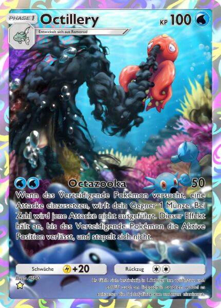 Octillery-169-161-Weisheit-von-Meer-und-Himmel-A4-Pokémon-TCG-Sammelkartenspiel-Pocket-Karte
