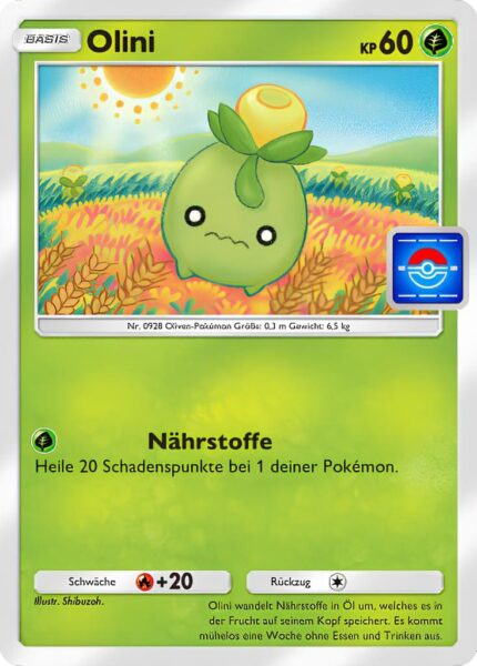 Olini-034-P-B-Promo-Karte-Pokémon-TCG-Sammelkartenspiel-Pocket-Deutsch
