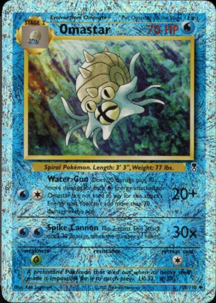 Omastar_Amoroso_58-110_Legendary-Collection-Reverse-Holo_Pokémon-Karte