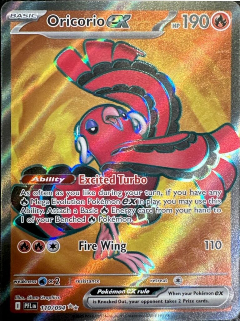 Oricorio-ex-110-094-Phantasmal-Flames-Fatale-Flammen-Pokémon-Karte-Englisch-1