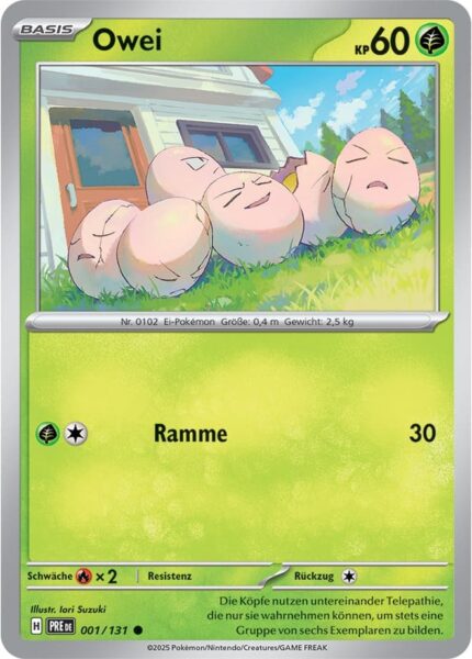 Owei-001-131-Prismatische-Entwicklungen-Pokémon-Karte-Deutsch-Karmesin-Purpur-TCG-Sammelkartenspiel