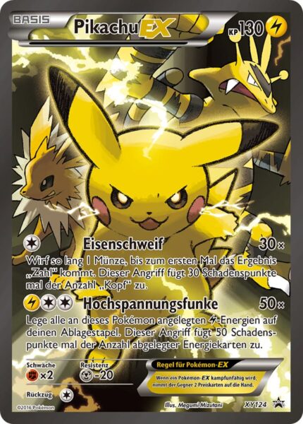 PIkachu-XY124-Generations-Black-Star-Promo-Pokémon-Karte