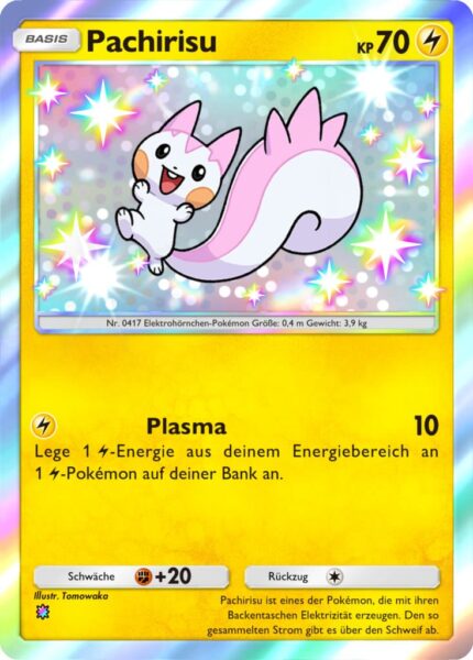 Pachirisu-A2b-Glänzendes-Festival-Pokémon-TCG-Sammelkartenspiel-Pocket-Shiny-Schillernd-Karte-Deutsch