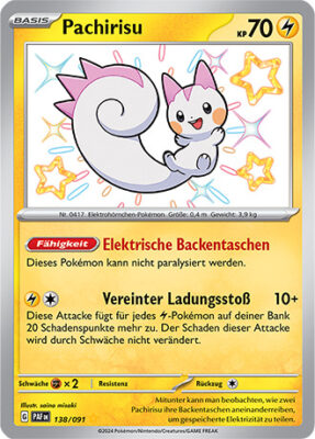 Pachirisu_138-091_PAF-DE_Shiny_Schillernd_Paldeas-Schicksale_Pokémon-Karte_Deutsch