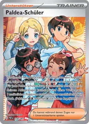 Paldea-Schüler_230-091_PAF-DE_Shiny_Schillernd_Paldeas-Schicksale_Full-Art_Pokémon-Karte_Deutsch