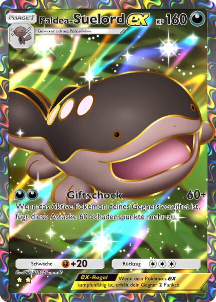 Paldea-Suelord-ex-085-072-A2b-Glänzendes-Festival-Pokémon-TCG-Sammelkartenspiel-Pocket-Full-Art-Karte-Deutsch