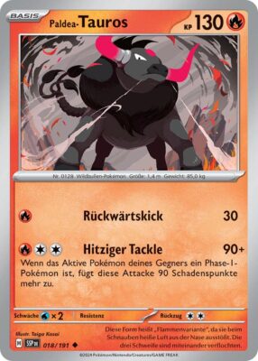 Paldea-Tauros-018-191-SSP-DE-Karmesin-Purpur-Stürmische-Funken-Pokémon-Karte-Deutsch-TCG