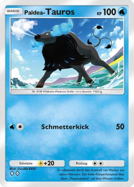 Paldea-Tauros-036-155-B3-Pulsierende-Aura-Pokémon-TCG-Sammelkartenspiel-Pocket-Karte-Deutsch