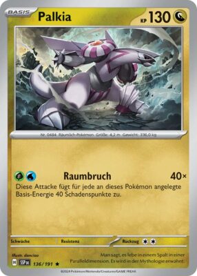 Palkia-136-191-SSP-DE-Karmesin-Purpur-Stürmische-Funken-Pokémon-Karte-Deutsch-TCG