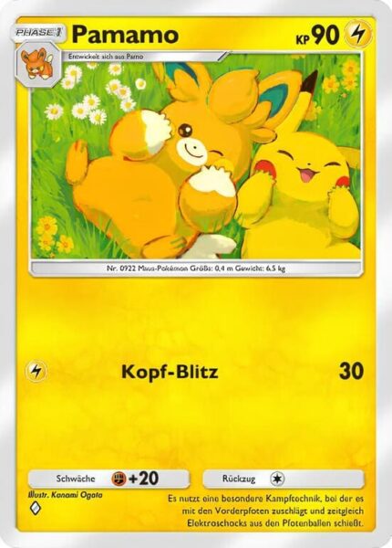 Pamamo-039-093-B2a-Wundervolles-Paldea-Pokémon-TCG-Sammelkartenspiel-Pocket-Karte-Deutch