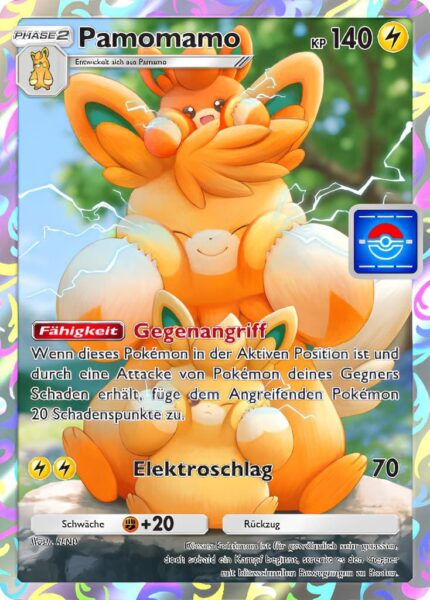 Pamomamo-054-P-A-Pokémon-TCG-Sammelkartenspiel-Pocket-Promo-Karte-Deutsch