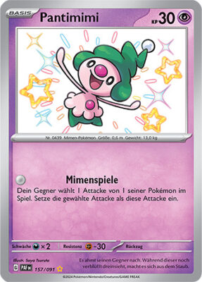 Pantimimi_157-091_PAF-DE_Shiny_Schillernd_Paldeas-Schicksale_Pokémon-Karte_Deutsch