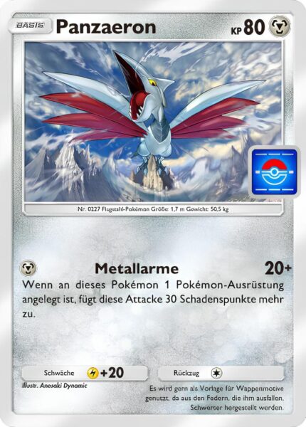 Panzaeron-039-P-A-Pokémon-TCG-Sammelkartenspiel-Pocket-Digitale-Promo-Karte-Deutsch