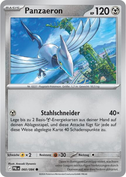 Panzaeron-060-084-PBL-DE-Dunkelnacht-Pokémon-Karte-Deutsch