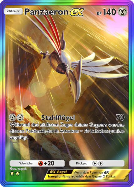 Panzaeron-ex-209-161-Weisheit-von-Meer-und-Himmel-A4-Pokémon-TCG-Sammelkartenspiel-Pocket-Karte