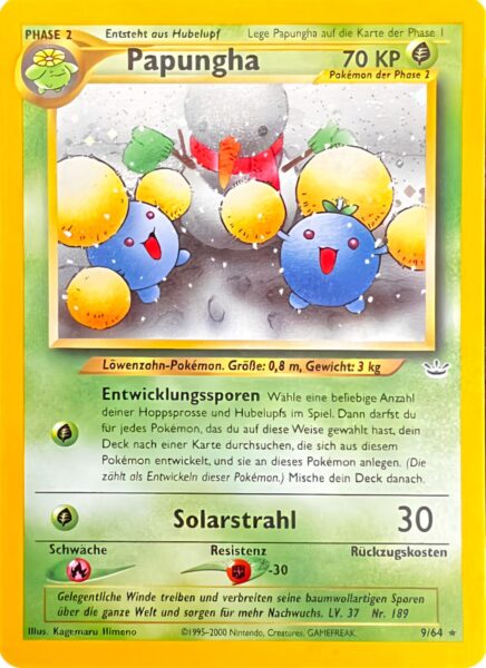 Papungha-9-64-Neo-Revelation-Holo-Pokémon-Karte-Deutsch