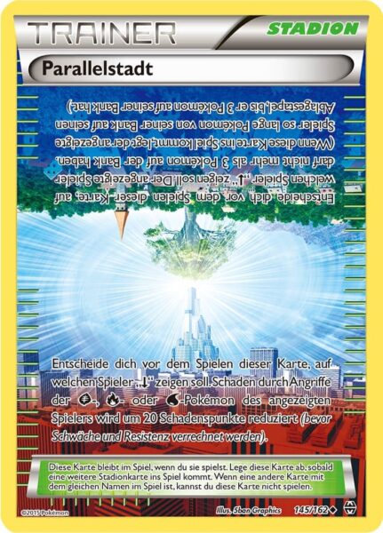 Parallelstadt-145-162-XY-TURBOstart-Pokémon-Karte-Deutsch