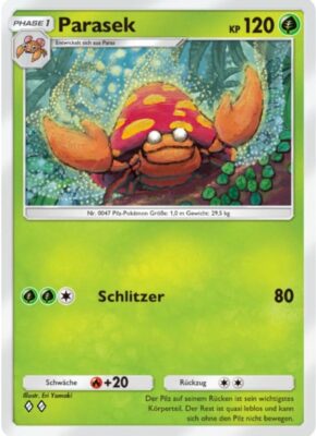 Parasek-15-Pokémon-TCG-Sammelkartenspiel-Pocket-Unschlagbare-Gene-Digitale-Karte