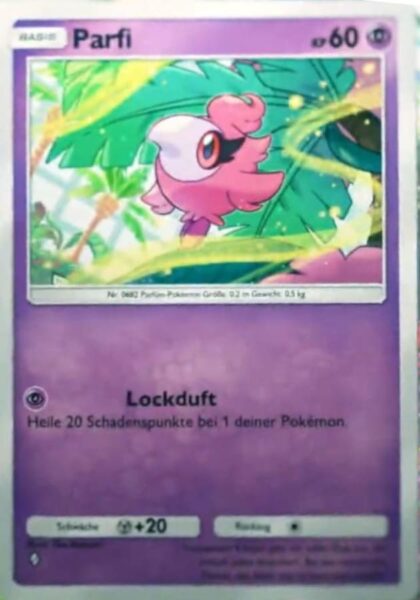 Parfi-B1a-Feuerrote-Flammen-Pokémon-Karte-Deutsch-neu