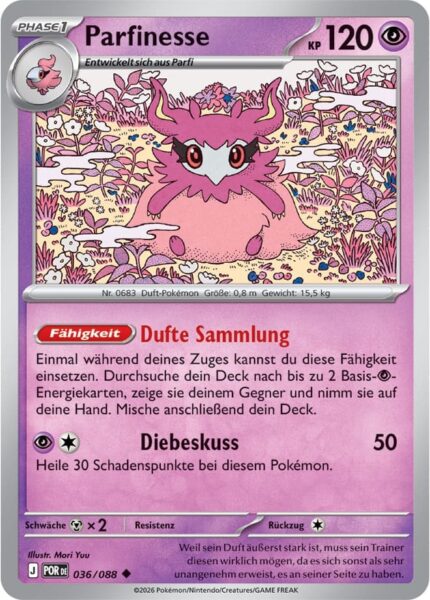 Parfinesse-036-088-Optimale-Ordnung-Pokémon-Karte-Deutsch