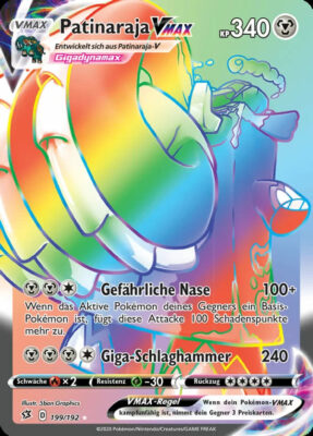 Patinaraja-VMAX-199-Clash-der-Rebellen-Pokémon-Karte