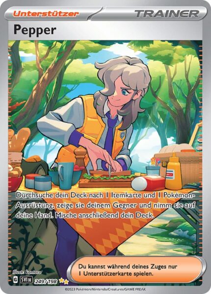 Pepper-249-198-Karmesin-Purpur-Special-Illustration-Rare-Pokémon-Karte-Deutsch
