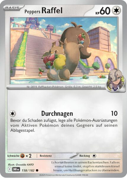 Peppers-Schlaraffel-158-182-Ewige-Rivalen-Pokémon-Karte-Karmesin-Purpur-Deutsch