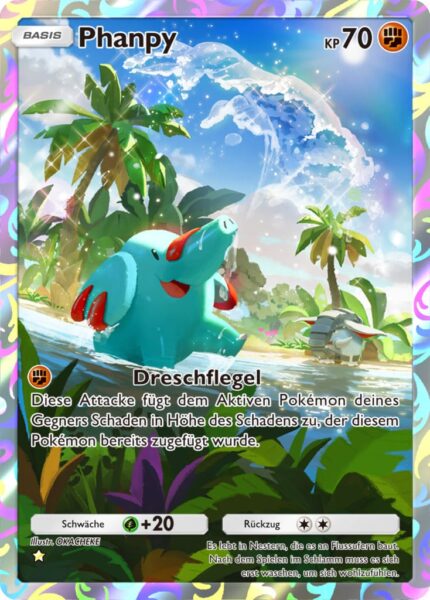 Phanpy-A4a-Verborgene-Quelle-Pokémon-TCG-Sammelkartenspiel-Pocket-Illustration-Rare-Karte
