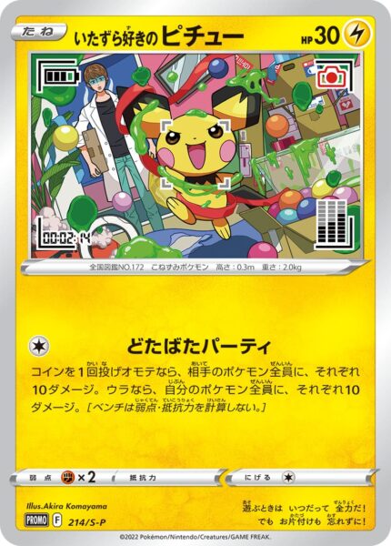 Pichu-214-S-P-Promo-Baby-Pokémon-Karte-Japan-TCG-Sammelkartenspiel